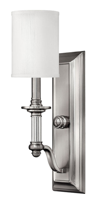 Sussex Medium Single Light Sconce in Brushed Nickel