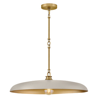 Sadie Large Dome Chandelier in Lacquered Brass