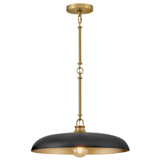 Sadie Medium Dome Pendant in Lacquered Brass