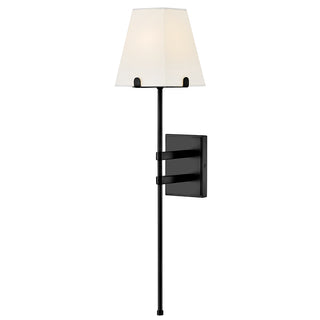 Benton Large Single Light Sconce in Black