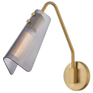 Altman Medium Single Light Sconce in Lacquered Brass
