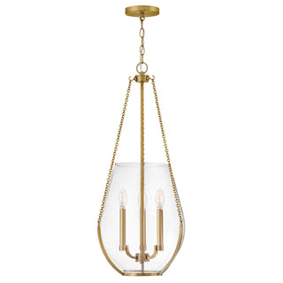 Farrin Medium Pendant in Lacquered Brass