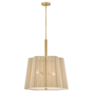 Sasha Medium Chandelier in Lacquered Brass