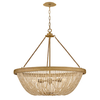 Tula Medium Chandelier in Burnished Gold