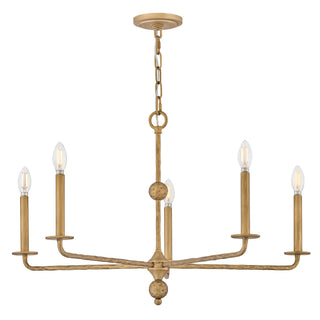 Ansel Medium Chandelier in Burnished Gold