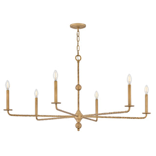 Ansel Large Chandelier in Burnished Gold
