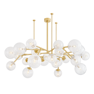 GLASGOW Chandelier In VINTAGE POLISHED BRASS Finish