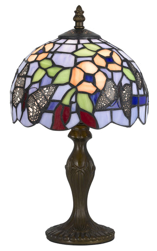 Cal Lighting - BO-2378AC - One Light Accent Table - Tiffany - Antique Brass