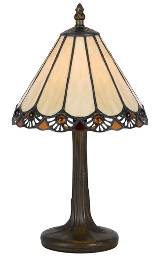 Cal Lighting - BO-2382AC - One Light Accent Table - Tiffany - Antique Brass