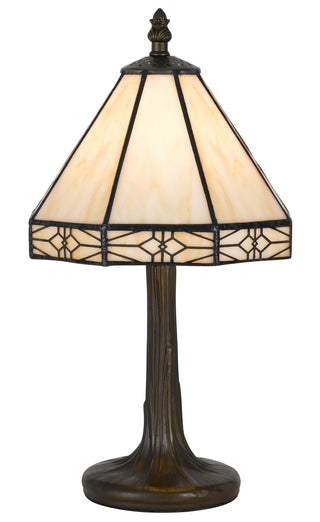 Cal Lighting - BO-2385AC - One Light Accent Table - Tiffany - Antique Brass