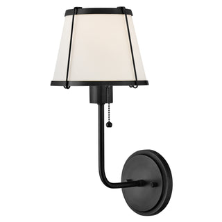 Clarke Medium Single Light Sconce in Black