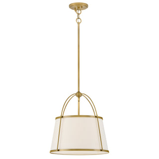Clarke Large Drum Pendant in Lacquered Dark Brass