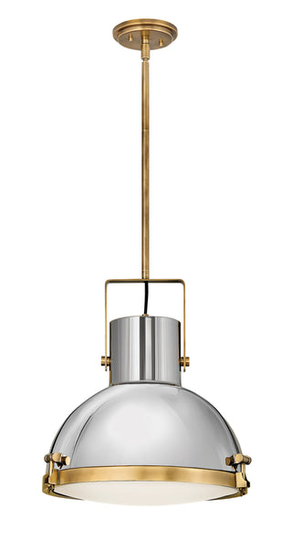 Nautique Large Pendant in Heritage Brass