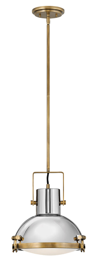 Nautique Medium Pendant in Heritage Brass
