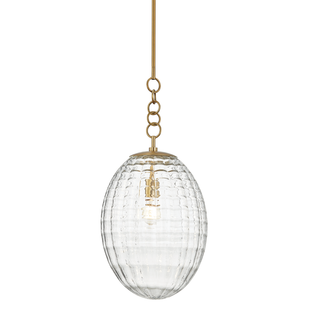 Venice Pendant with Aged Brass Finish