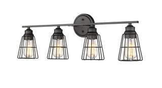 4-Light Vanity Matte Black