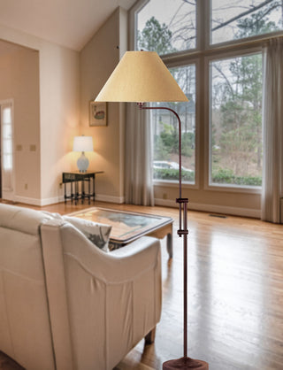 Floor One Light Floor Lamp in Rust