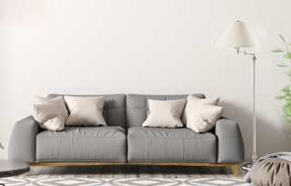Swing arm One Light Floor Lamp in Brushed Steel