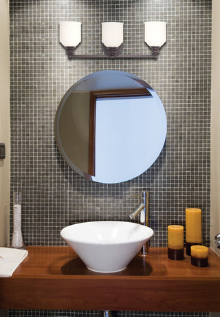 Melrose Three Light Bath Bar in English Bronze