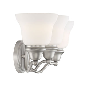 Yates Three Light Bath Bar in Pewter