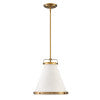 Lexi Medium Pendant in Lacquered Brass
