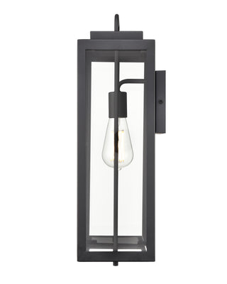 Gallatin 1-Light Outdoor Wall Sconce Textured Black