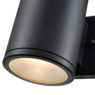 Vegas 1-Light Outdoor Wall Sconce Powder Coated Black