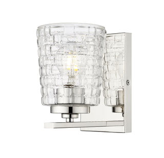 Saben 1-Light Wall Sconce Polished Nickel