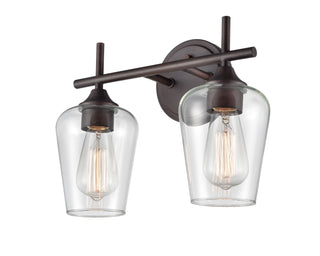 Ashford 2-Light Vanity - Rubbed Bronze