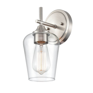 Ashford 1-Light Wall Sconce - Brushed Nickel