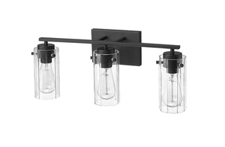 Serena 3-Light Vanity Matte Black