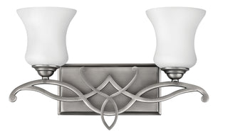 Brooke Small Two Light Vanity in Antique Nickel