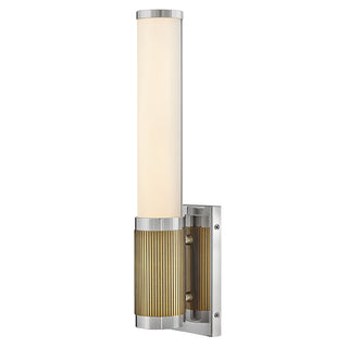 Zevi Medium LED Sconce in Polished Nickel