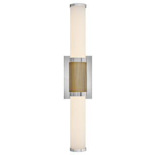 Zevi Medium LED Vanity in Polished Nickel