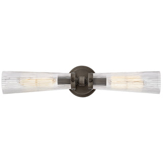 Jude Medium Two Light Vanity in Black Oxide