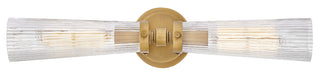 Jude Medium Two Light Vanity in Heritage Brass