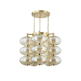 TOULOUSE Chandelier In VINTAGE BRASS Finish