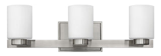 Miley Medium Three Light Vanity in Brushed Nickel