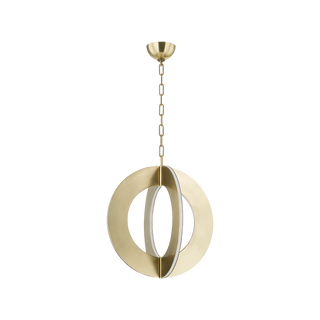 SAMOS Pendant In VINTAGE BRASS Finish