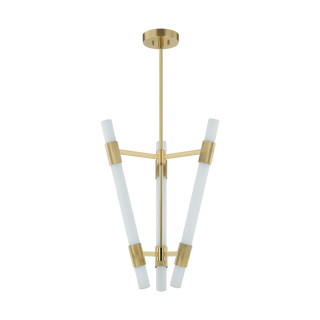 KRAKOW Lantern In VINTAGE BRASS Finish
