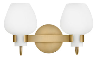 Sylvie Small Vanity in Heritage Brass