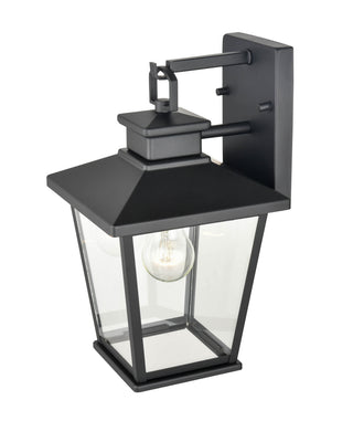 Bellmon 1-Light Outdoor Wall Sconce Powder Coated Black