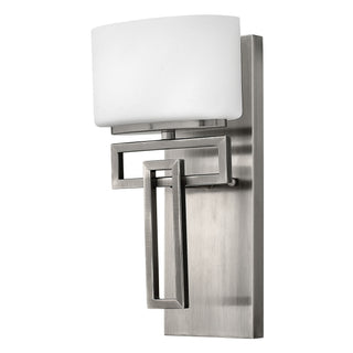 Lanza Medium Single Light Vanity in Antique Nickel