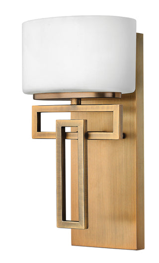 Lanza Medium Single Light Vanity in Brushed Bronze