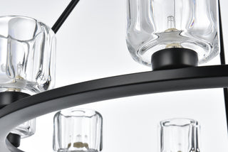 Cadence 32 inch Chandelier in Black