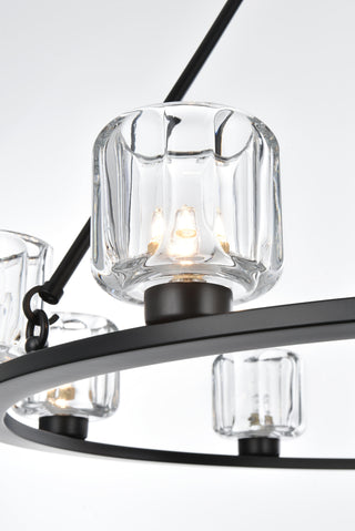 Cadence 36 inch Chandelier in Black