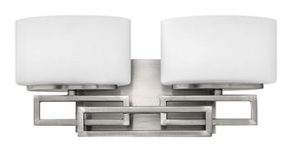 Lanza Small Two Light Vanity in Antique Nickel