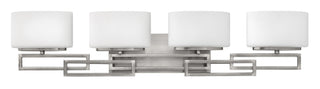 Lanza Large Four Light Vanity in Antique Nickel