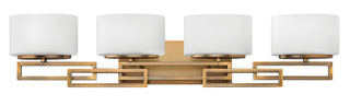 Lanza Large Four Light Vanity in Brushed Bronze