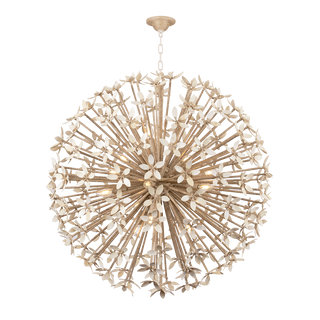 CORFU Chandelier In Ivory Coco Finish